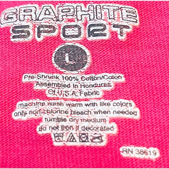 GRAPHITE SHORT SLEEVE T-SHIRT, WOMENS, L, SOLID PINK - Picture 8 of 8